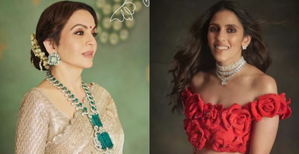 नीता अंबानी नहीं लाईं बड़ी बहू को साथ, फिर भी श्लोका मेहता ने लुक से मचाया धमाल, शरारा पैंट्स में दिखीं रॉयल ब्यूटी नीता अंबानी