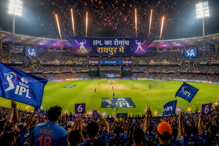 रायपुर में IPL का रोमांच, स्टेडियम में 14 प्रकार की चीजें प्रतिबंधित, पार्किंग स्थल तय