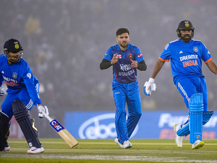 IND vs AFG: भारत अफगानिस्तान का मुकाबला, रोहित शर्मा रनआउट