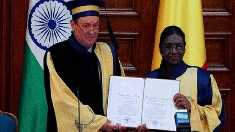 रोमानिया में राष्ट्रपति द्रौपदी मुर्मु का बड़ा संदेश…शिक्षा और शोध को बताया भविष्य की सबसे मजबूत ताकत…भारत-रोमानिया सहयोग बढ़ाने की अपील