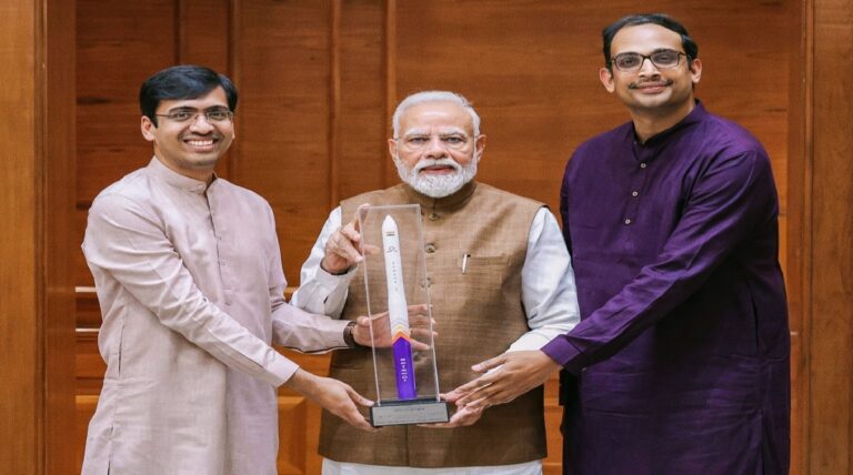 प्रधानमंत्री मोदी ने स्काईरूट एयरोस्पेस के संस्थापकों से की मुलाकात, अंतरिक्ष क्षेत्र के भविष्य पर हुई चर्चा