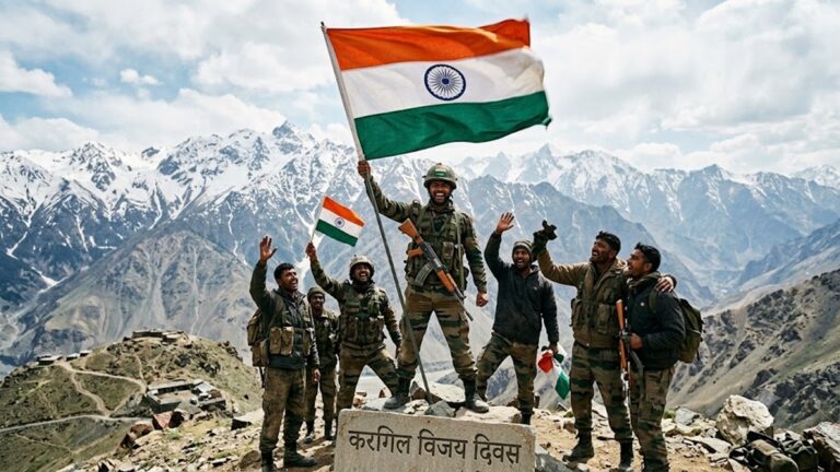 करगिल विजय दिवस : शौर्य, बलिदान और भारतीय सैन्य पराक्रम की अमर गाथा