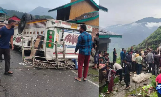Himachal Bus Accident: चंबा में दर्दनाक सड़क हादसा, यात्रियों से भरी बस पलटी, तीन की मौत, कई घायल