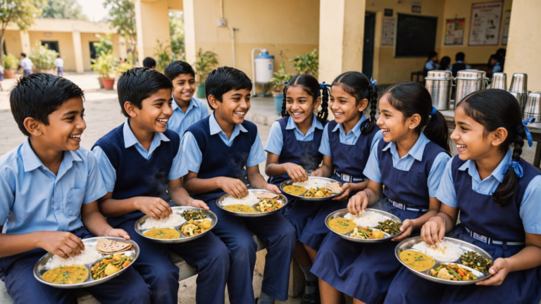 स्कूलों में बच्चों की थाली को लेकर सरकार ने बताई पूरी व्यवस्था…जानिए रोज कितनी कैलरी…कितना प्रोटीन और क्या मिलेगा खाने में