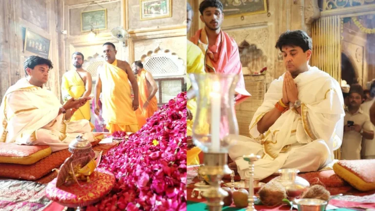 ज्योतिरादित्य सिंधिया ने गोरखी मंदिर में टेका माथा, 300 साल पुरानी परंपरा से जुड़ी है राजपरिवार की आस्था